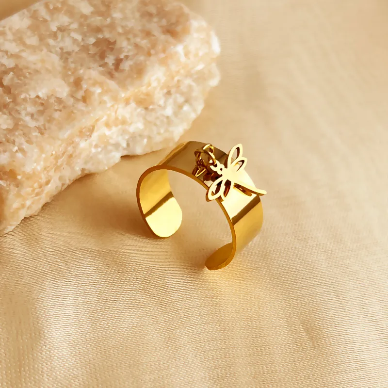 Bague Symb acier inoxydable 5