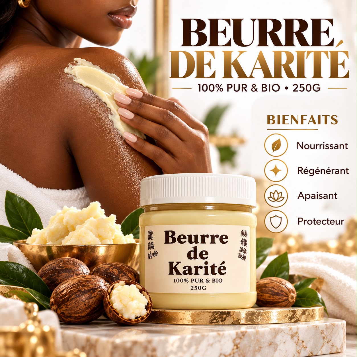 Beurre de Karité KARIAT, pot de 250 g