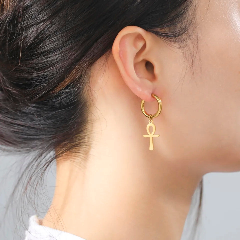 Boucle d'oreilles Ankh 2