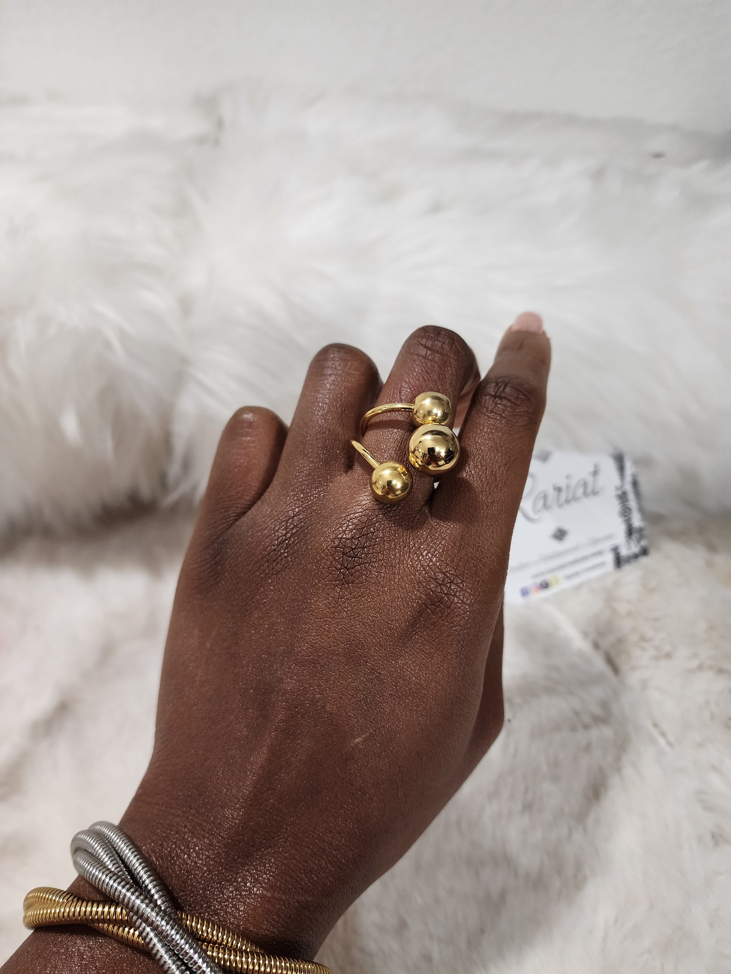 3 boules / Bague originale 2