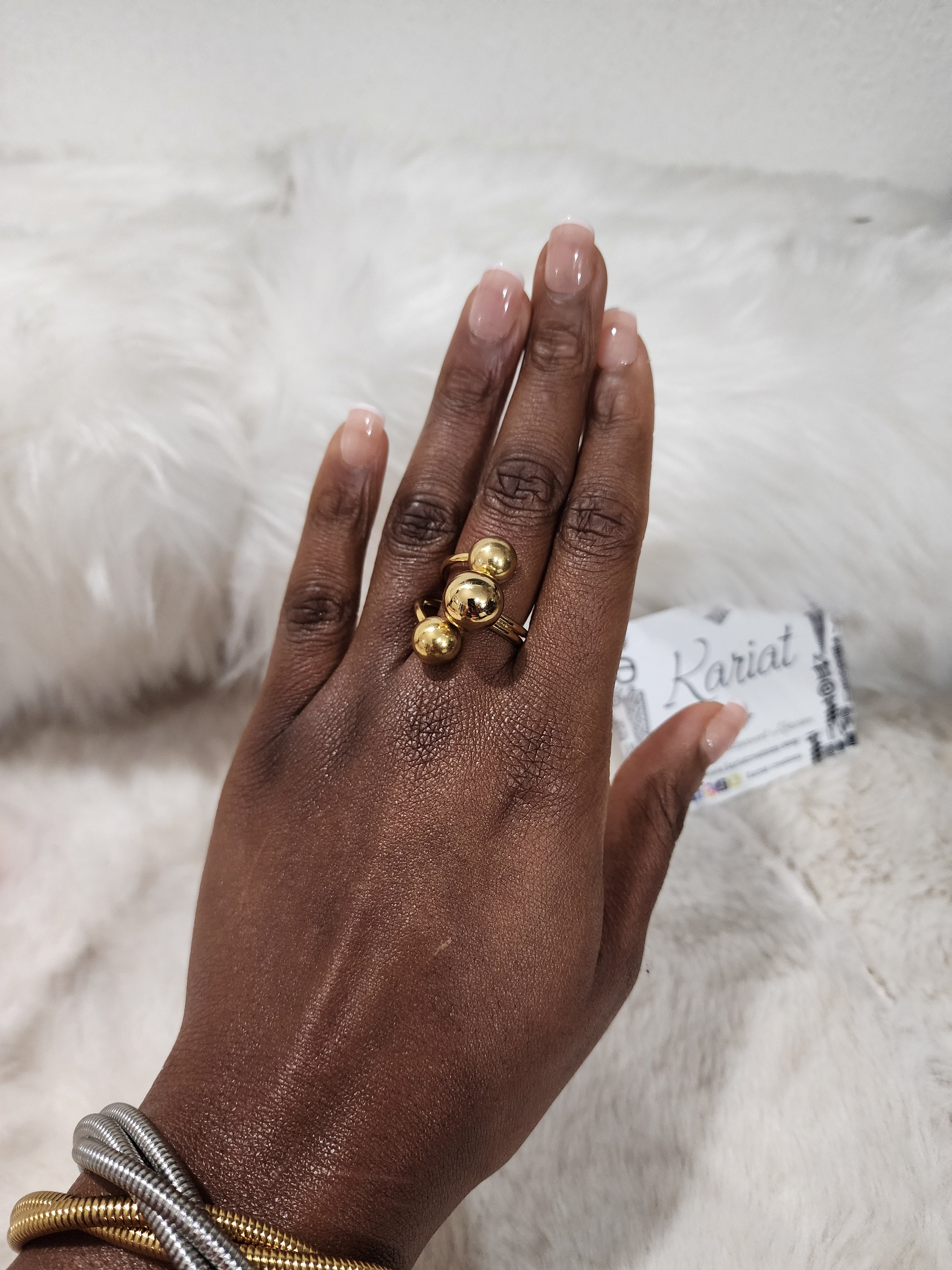 3 boules / Bague originale 4