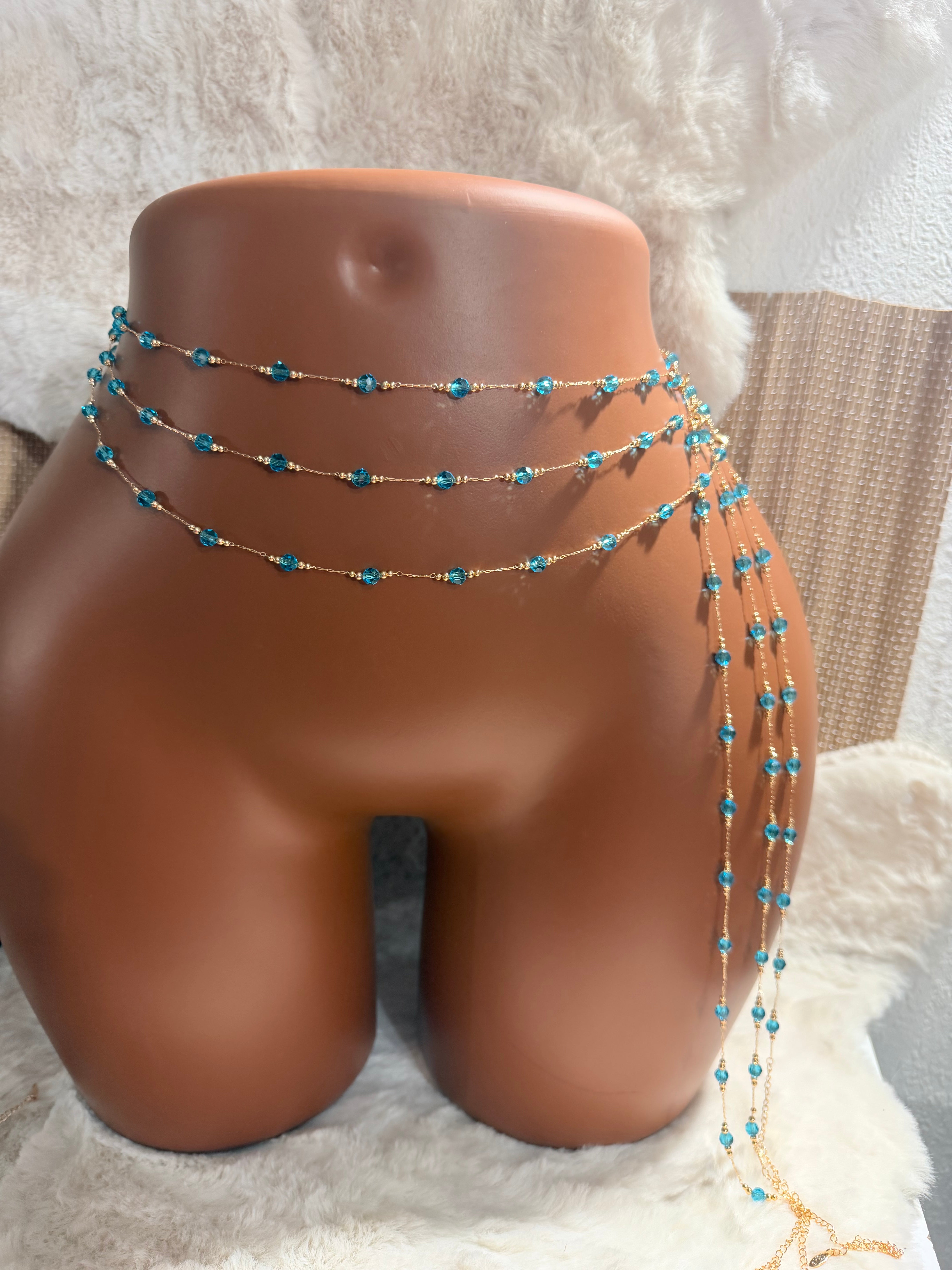 Chaines de taille à perle 8