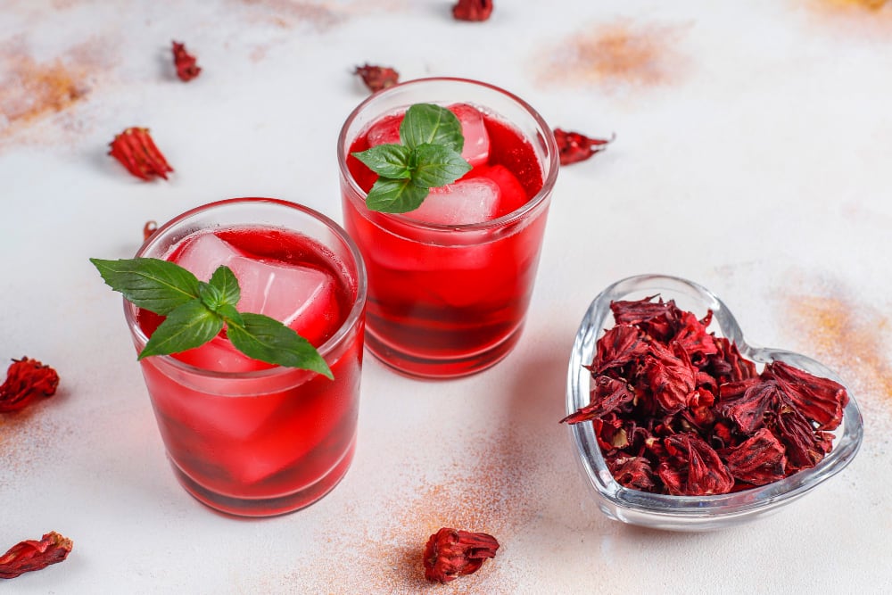 Fleurs d'hibiscus "BISSAP" bio et pure 8