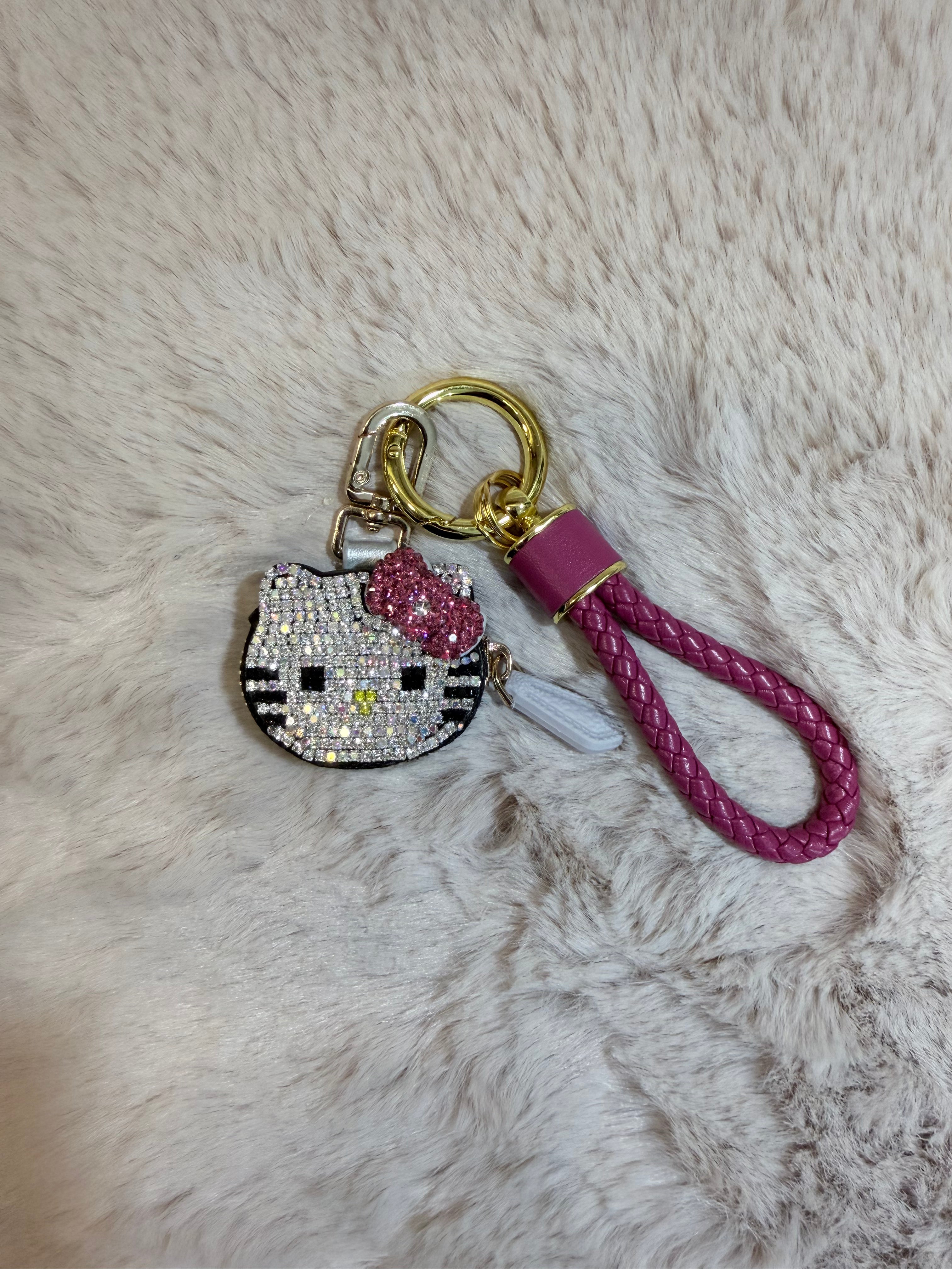 Hello kitty porte pièce strass - porte clé 2