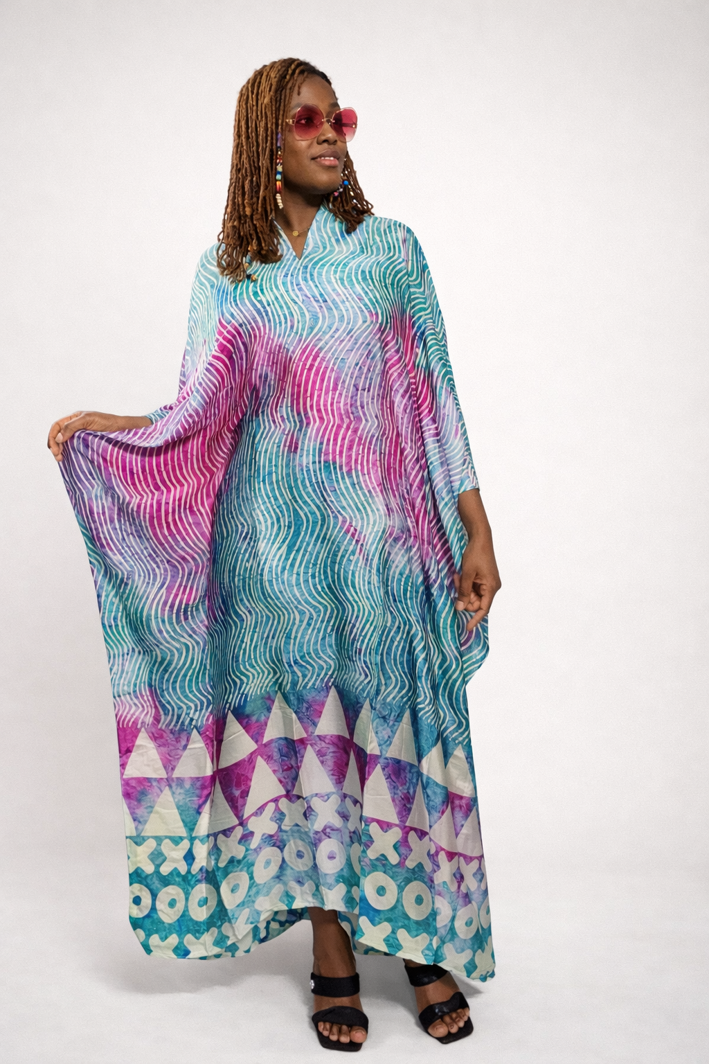 Kaftan ocean - SOIE 3