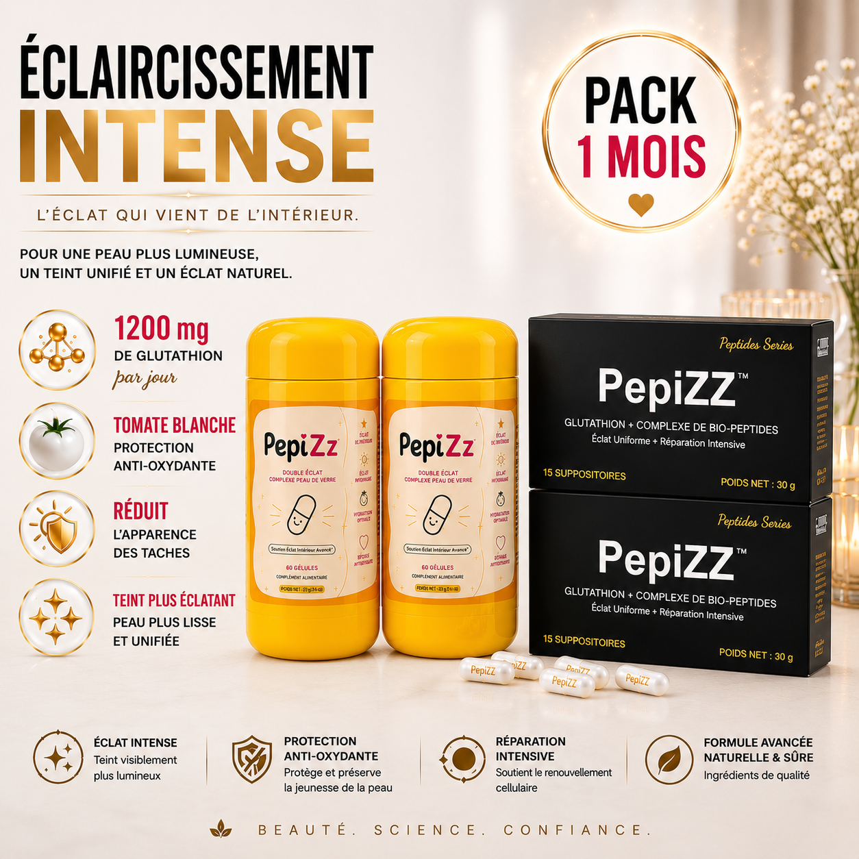 PepizZ™ – Glow, Élasticité et Vitalité de la Peau 6