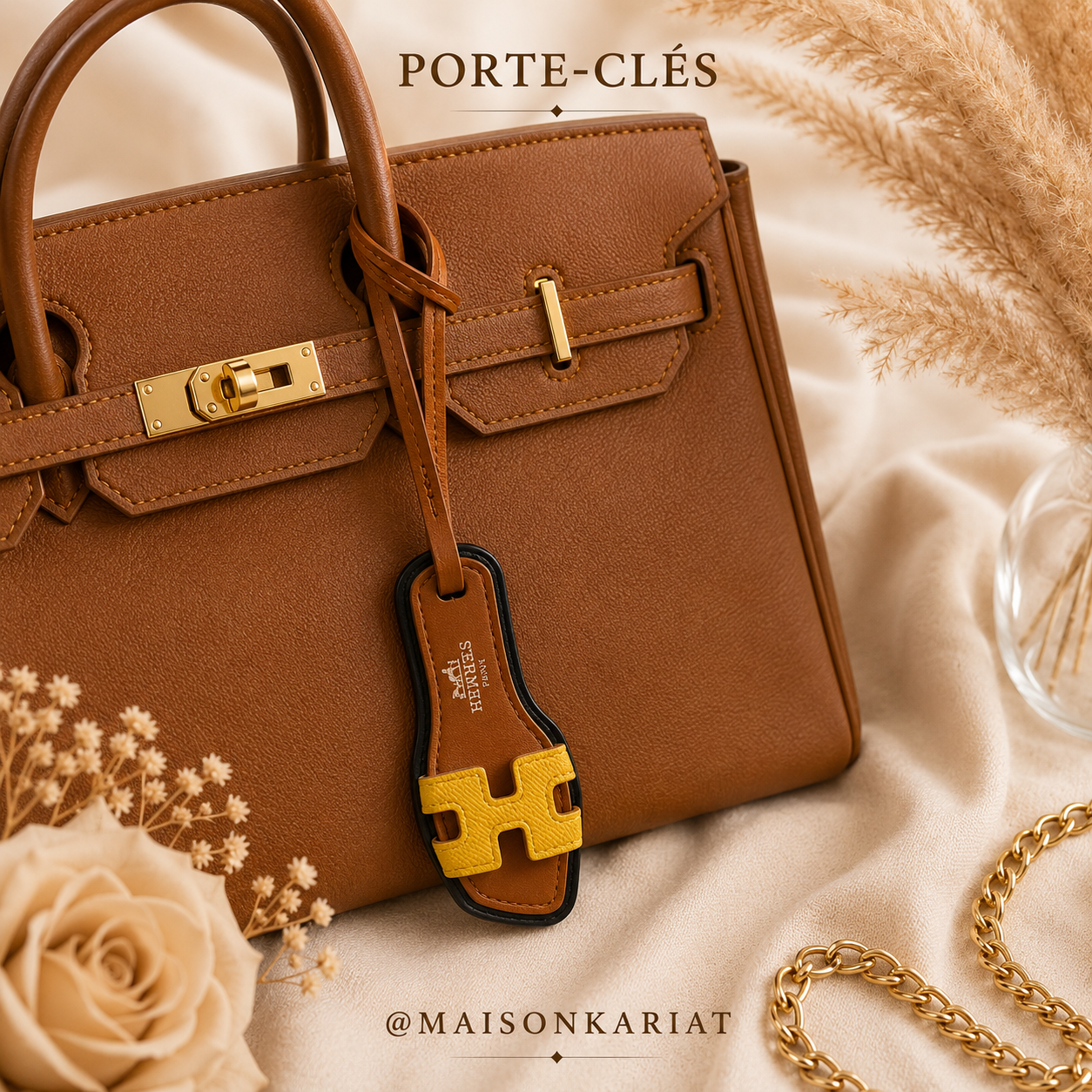 HERM*S mini sandale - porte clé 3